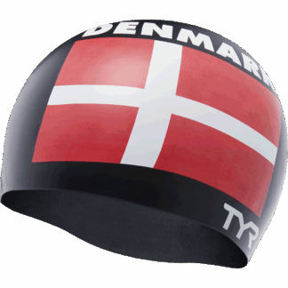 Adult Silicone Swim Cap - Denmark