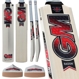 Gm Radon Cricket Bat — Prime English Willow · Harrow Size · Dxm · Toetek